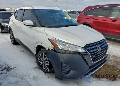 2021 Nissan Kicks Sv z USA, uszkodzony, nr VIN 3N1CP5CV8ML472794